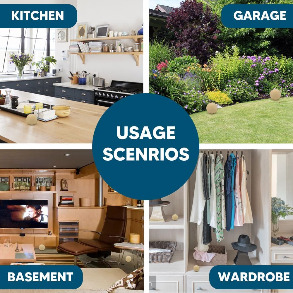 Rodent Repellent, Mice Repellents Indoor, Mouse Repellent Balls for House, Rat Repellents, Peppermint to Repel Mice and Rats, Mouse Deterrent, Rodent Repellant Outdoor, Keep Mouse Away-10Pcs