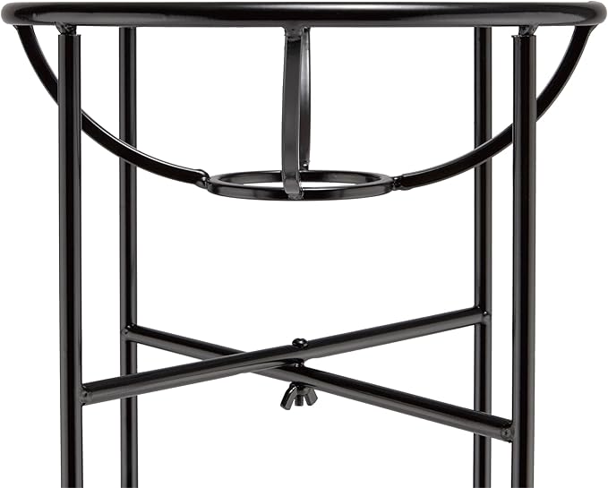 Alpine Corporation 24" Tall Indoor/Outdoor Metal Gazing Globe Display Stand