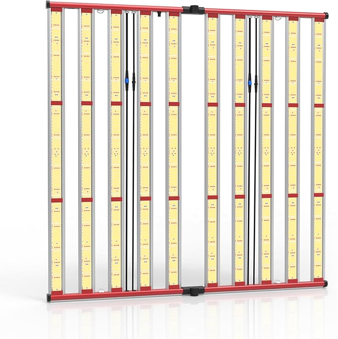 AGLEX 1000W LED Grow Lights, Full Spectrum Grow Light with UV IR, Daisy Chain Plant Bar Style Grow Light Foldable & Dimmable for Indoor Growing Commercial Hydroponic Growing Lamp 6x6ft Core Coverage