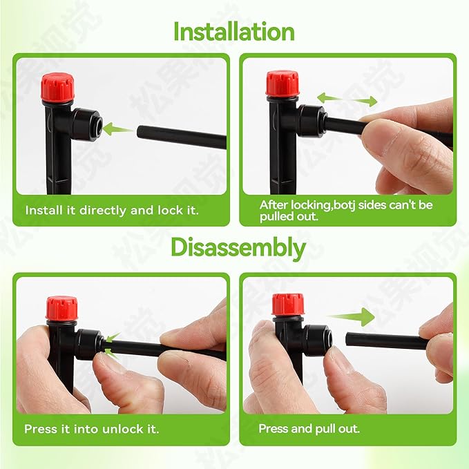 Vatony 20PCS Plant Self Watering Insert Spikes Device, Automatic Water Control System with Adjustable Drip Irrigation, Plastic, Special Feature: Automatic Watering