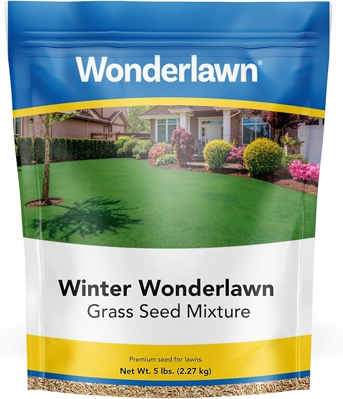 Barenbrug Wonderlawn Winter Grass Seed Mix for Lawn Care and Landscaping, 5 lbs. Bag
