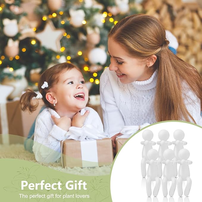 Plant Propagation Buddy, Plant Cutting Holders People, Plant Nurturing Decorative Plant Supports, Propagation Friends for Indoor Gardens or for Sprouts, Stems, Shoots and Cuttings