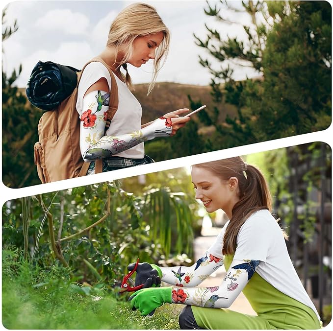 Gardening Sleeves for Women Farm Sun Protection Thorn Proof Cooling Arm Sleeves to Cover Arms for Garden Sports
