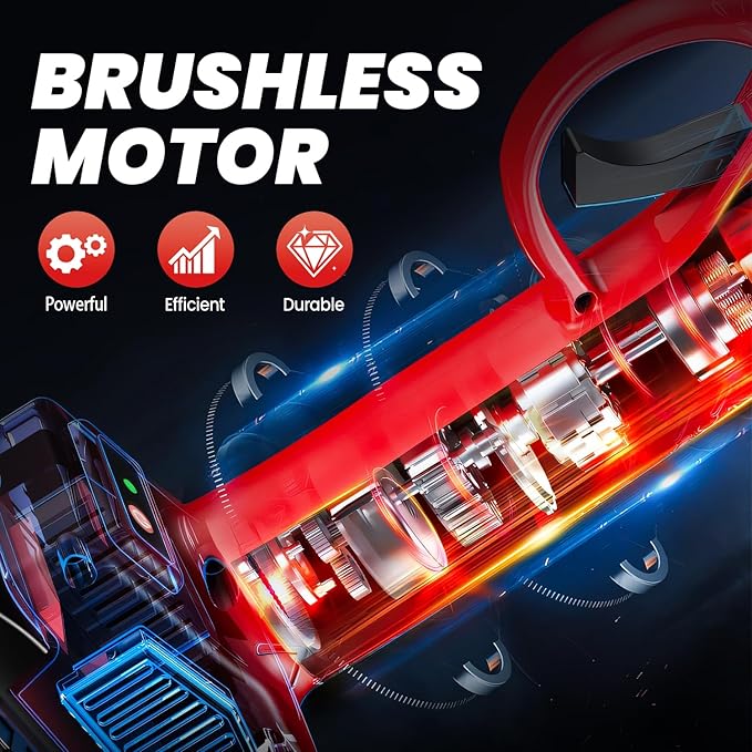 Electric Pruning Shears - Upgraded Safe design & 2pcs 21V 2000mAh Enhanced Battery, Electric pruner Use Alloy Blades, Pruning Diameter 25-35mm, Cordless pruner for Tree, Branch, and Grass Trimming