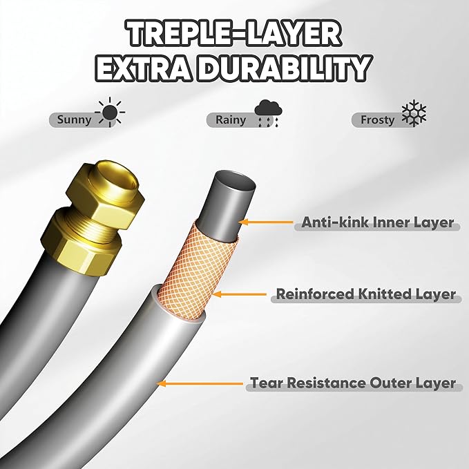 SILVEL Retractable Garden Hose Reel, 1/2 in x 100ft Wall Mount Heavy Duty Automatic Hose Reel with 10 Pattern Nozzle, Any Length Lock & Slow Return System, 180°Swivel Bracket Upgraded UV Resistant