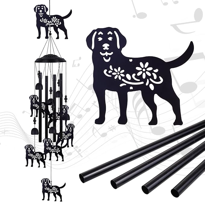 Dogs Wind Chimes Decor, Mobile Blessing Wind Bells Decorate, Dog Chime, Sympathy Wind Catcher, Memorial Gifts for Mom,Grandma,Woman (Housewarming/Outside/Indoor/Home/Room/Porch/Yard/Garden Decoration)