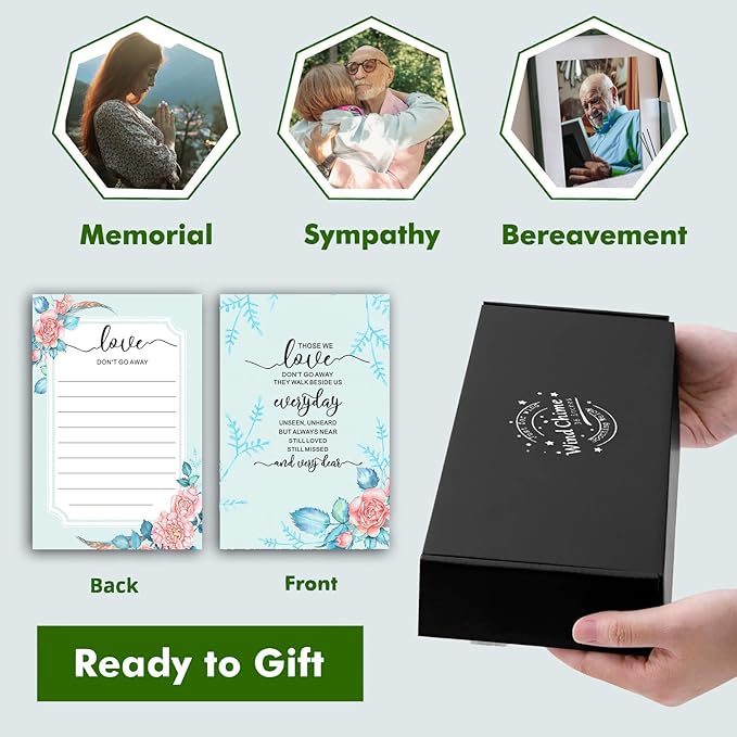 36'' Sympathy Memorial Wind Chimes for Loss of Father Sympathy Gift Remembrance Bereavement Memorial Gifts for Loss of Dad Father Loved One in Memory of Dad