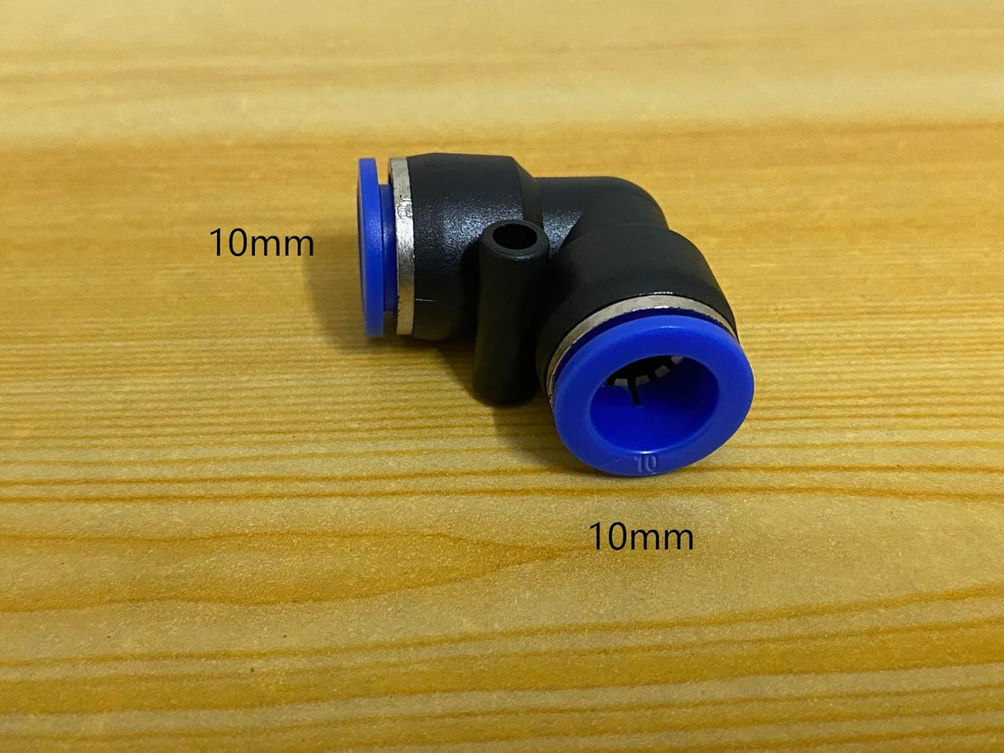 10mm Od Air Line Elbow Union, Push To Connect Air Fittings, Push Elbow Push Air Fitting (10 Pack)