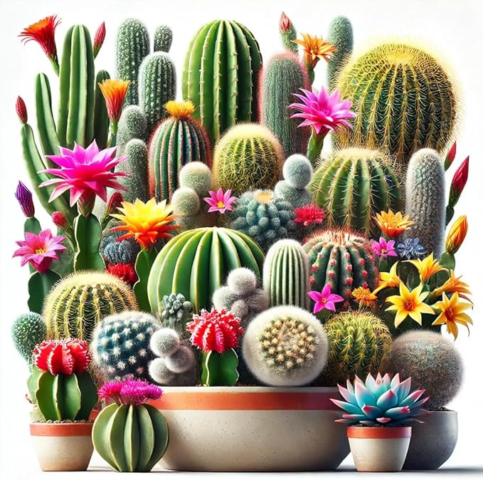 Seeds Cactus Variety Mix/Beautiful Plant/Perennial Flower Succulents