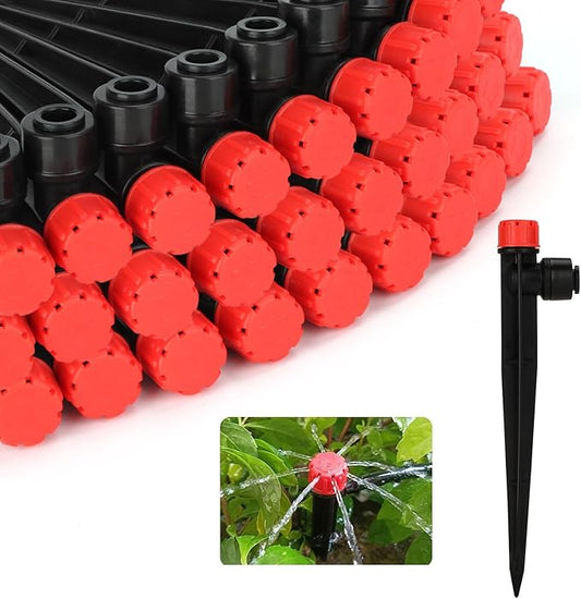 Vatony 20PCS Plant Self Watering Insert Spikes Device, Automatic Water Control System with Adjustable Drip Irrigation, Plastic, Special Feature: Automatic Watering