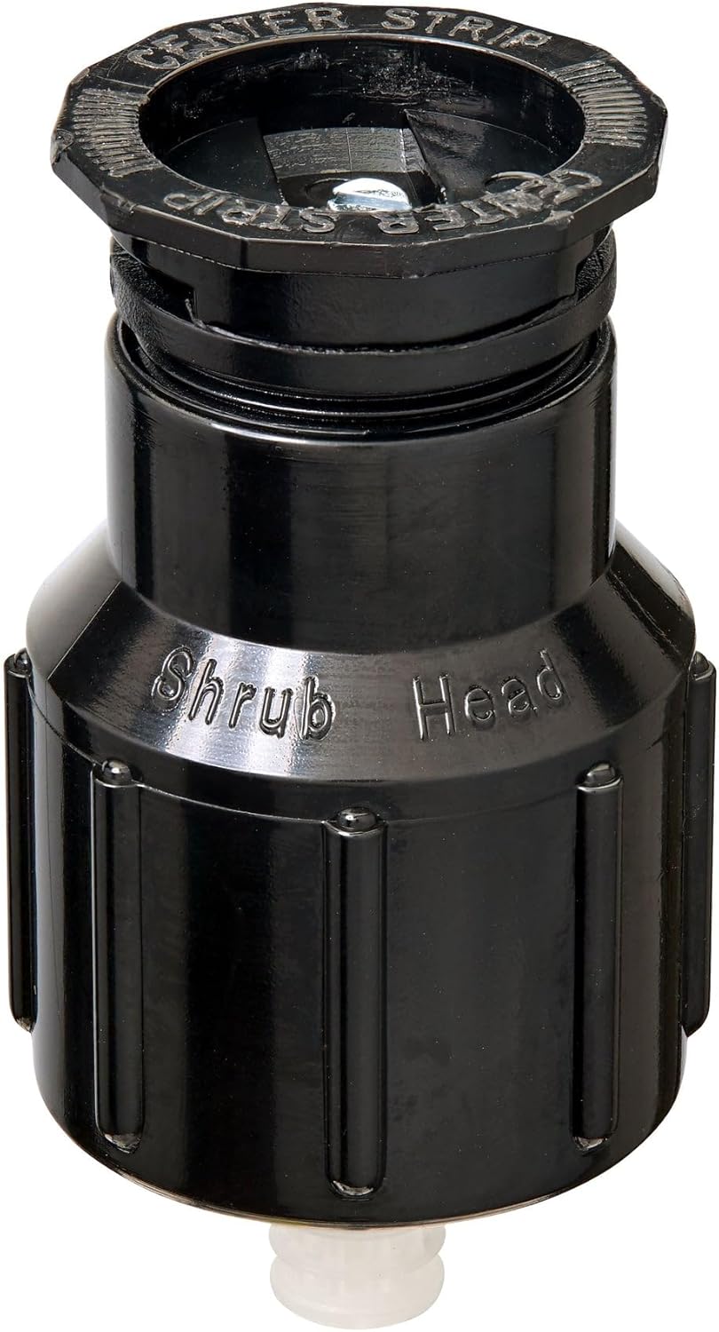 2-Pack Plastic Shrub Head Sprinklers with Plastic Spray Nozzles Center Strip