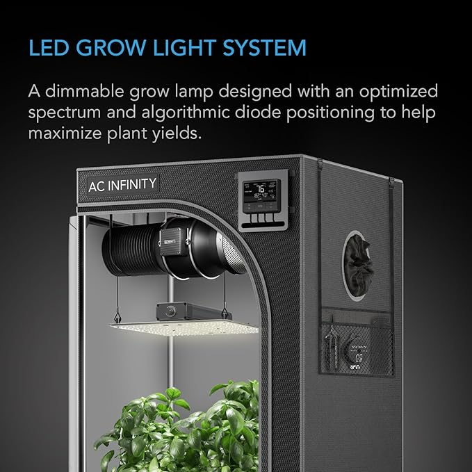 AC Infinity IONBOARD S44, LED Grow Light Board with Samsung LM301H Diodes, Deeper Penetration Full Spectrum Lighting, for Veg Bloom Indoor Plants in Grow Tents Greenhouses (4x4)