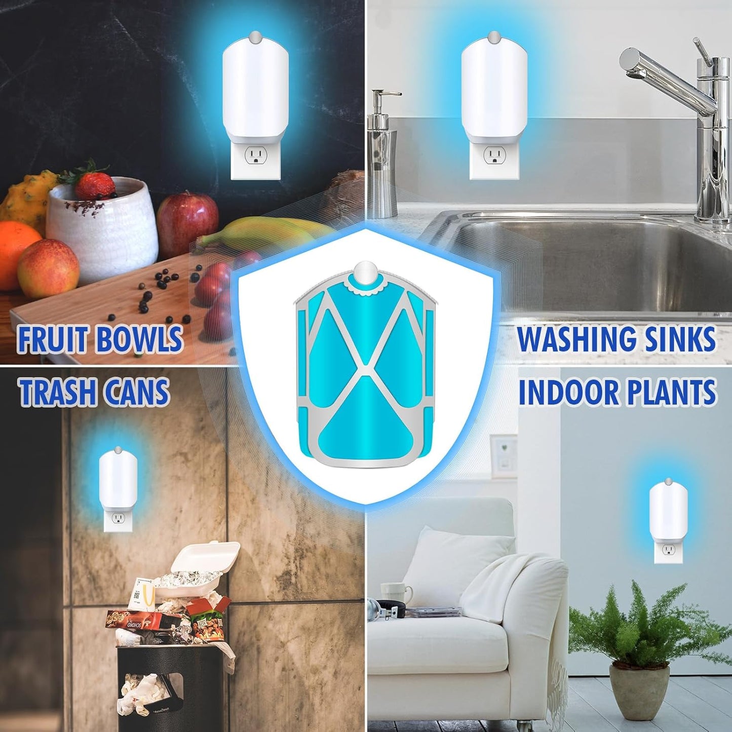 Refill Cartridge Compatible with Zevo Plug-in Light Refill M364 M364A and Max, 24 Pack