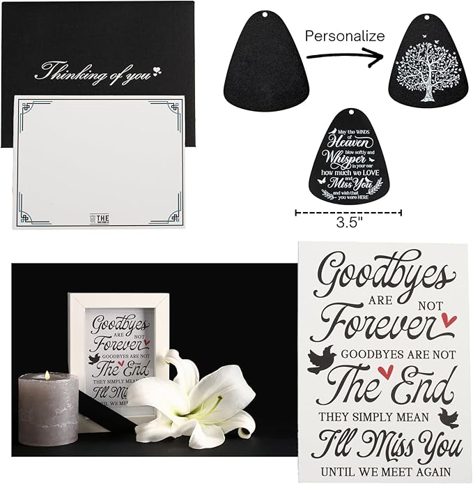 The Wind Chime CO Family Love Memorial Wind Chimes, Sympathy Wind Chimes Gift for The Loss of A Loved one, Home Decor Outdoor Garden, Soothing Melodic Tones.