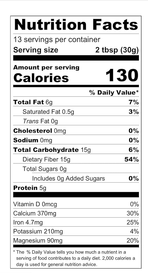 Zen Basil Seeds | edible basil seeds usda organic, kosher, non-gmo, lectin free, gluten free, plant based, keto, paleo, vegan | 15g fiber per/serv | 14oz | more fiber than chia seeds | prebiotic