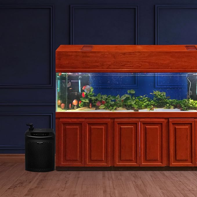 ACTIVEAQUA Hydroponic Water Chiller w/Boost Function, 0.25 HP - Adjustable Cooling System for 40-92 Gallon Reservoirs, Pure Titanium Evaporator Cooler for Aquaponics, Cold Plunge Baths & Aquariums