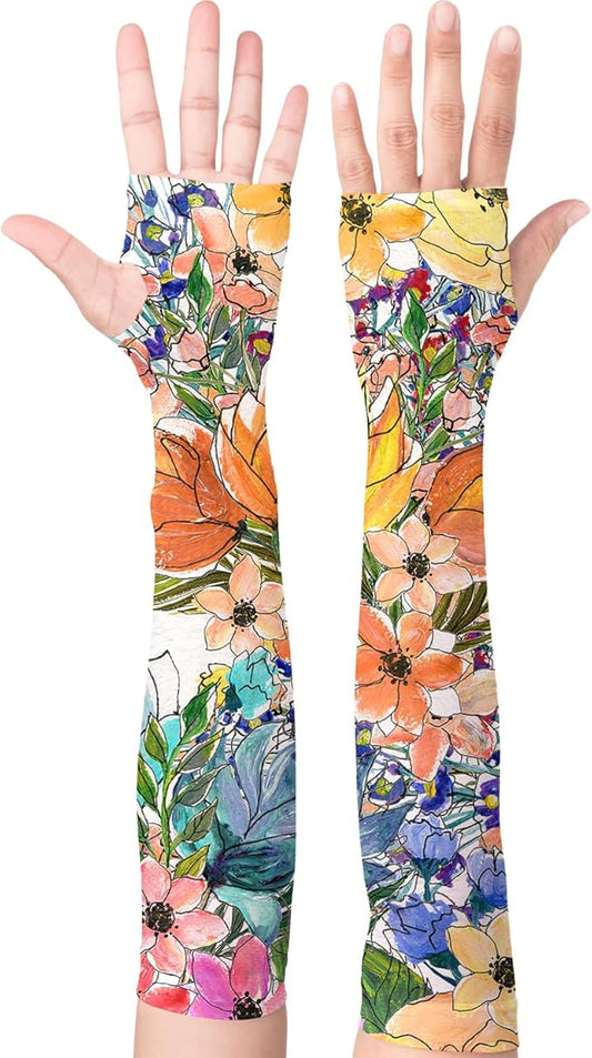 Gardening Sleeves for Women Farm Sun Protection Thorn Proof Cooling Arm Sleeves to Cover Arms for Garden Sports