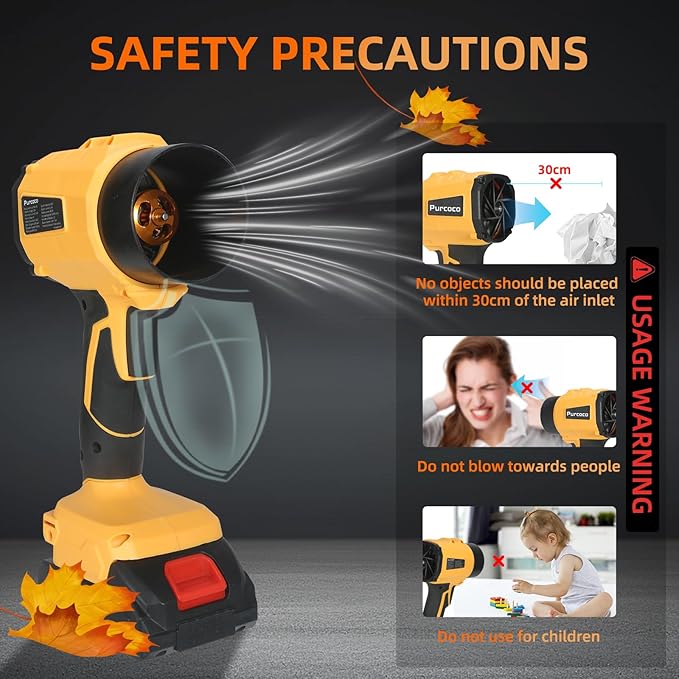 Cordless Leaf Blower Handheld, Jet Dry Mini Blower with 2X 20V Batteries, Lightweight for Car Patio Garden Lawn Leaves Debris