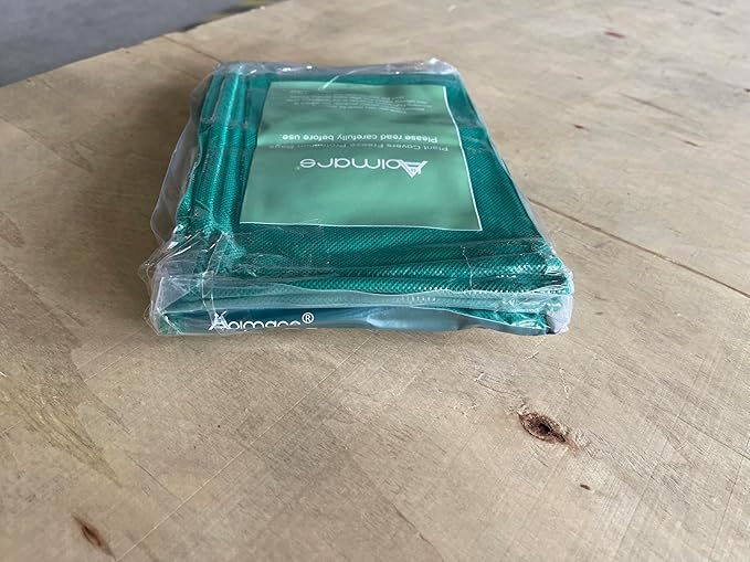 Abimars Thicker Plant Covers Freeze Protection Jacket 2.36 oz/yd², 2'x2.6' Reusable Winter Plant Covers with Drawstring & Zipper, 2 Pack Light, Porous Fabric for Plant Breathing