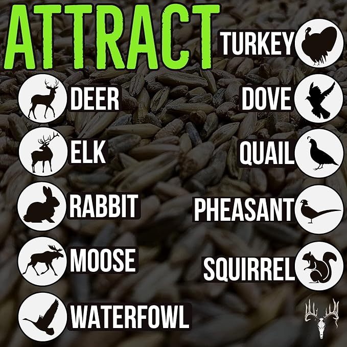 Crooked Bend Last Resort Blend, 50LB Bulk, Winter Food Plot Seed for Deer, Cereal Grain Rye, Wheat, Barley, Triticale & Oat Seeds Grow Whitetail & Turkey Attractants & Cold Hardy Hunting Food Plots