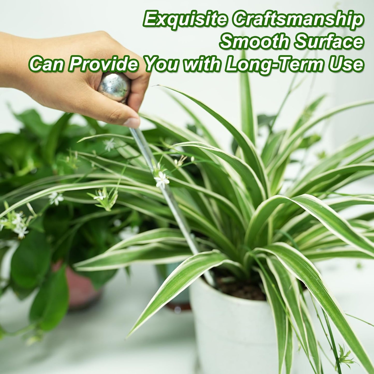 10"x Diameter 0.27" Soil Probe Stainless Steel Soil Sampler Probe Soil Moisture Probe for Plants No Batteries Required Moisture Meter for Plant Garden Farm Soil Sampling