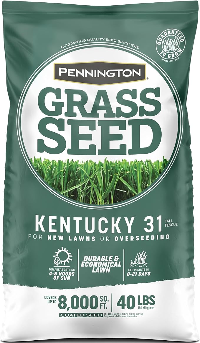 Pennington Kentucky 31 Tall Fescue Penkoted Grass Seed 40 lbs