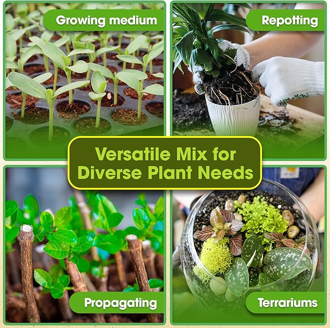 DUSPRO Recycle Premium Bonsai Soil Mix Ready to Use Pre-Mixed 5in1 with Akadama, Pumice, Vermiculite, and Peat Moss Professional Bonsai Potting Soil Mix 4 Qrt