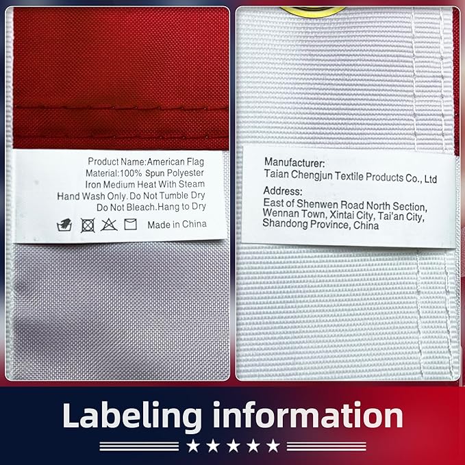 Premium American Flag 8x12 Ft TearProof Series for Outside, Heavy Duty Outdoor,Longest Lasting, Super Tough Fade Resistant Spun Polyester, High Wind US Outdoor Flags Embroidered Stars, Sewn Stripes, Brass Grommets