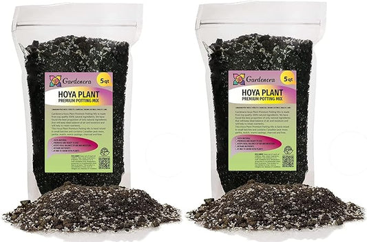Gardenera Hoya Plant Premium Potting Mix - 10 Quart - Optimal Balance for Thriving Hoyas: Air, Moisture, and Nutrient Retention
