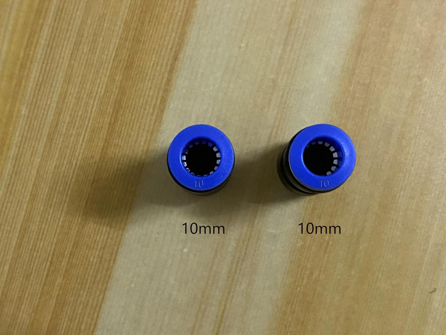 10mm OD Pneumatic quick Connector Push to Connect fittings Straight Union/Coupler (Pack of 20)