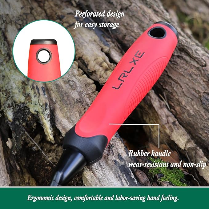 Garden Shovel-Heavy Duty Gardening Hand Trowel, Stainless Steel Garden Trowel with Rubberized Handle, Garden Tool for Soil Planting Digging Transplanting(Hand Trowel)