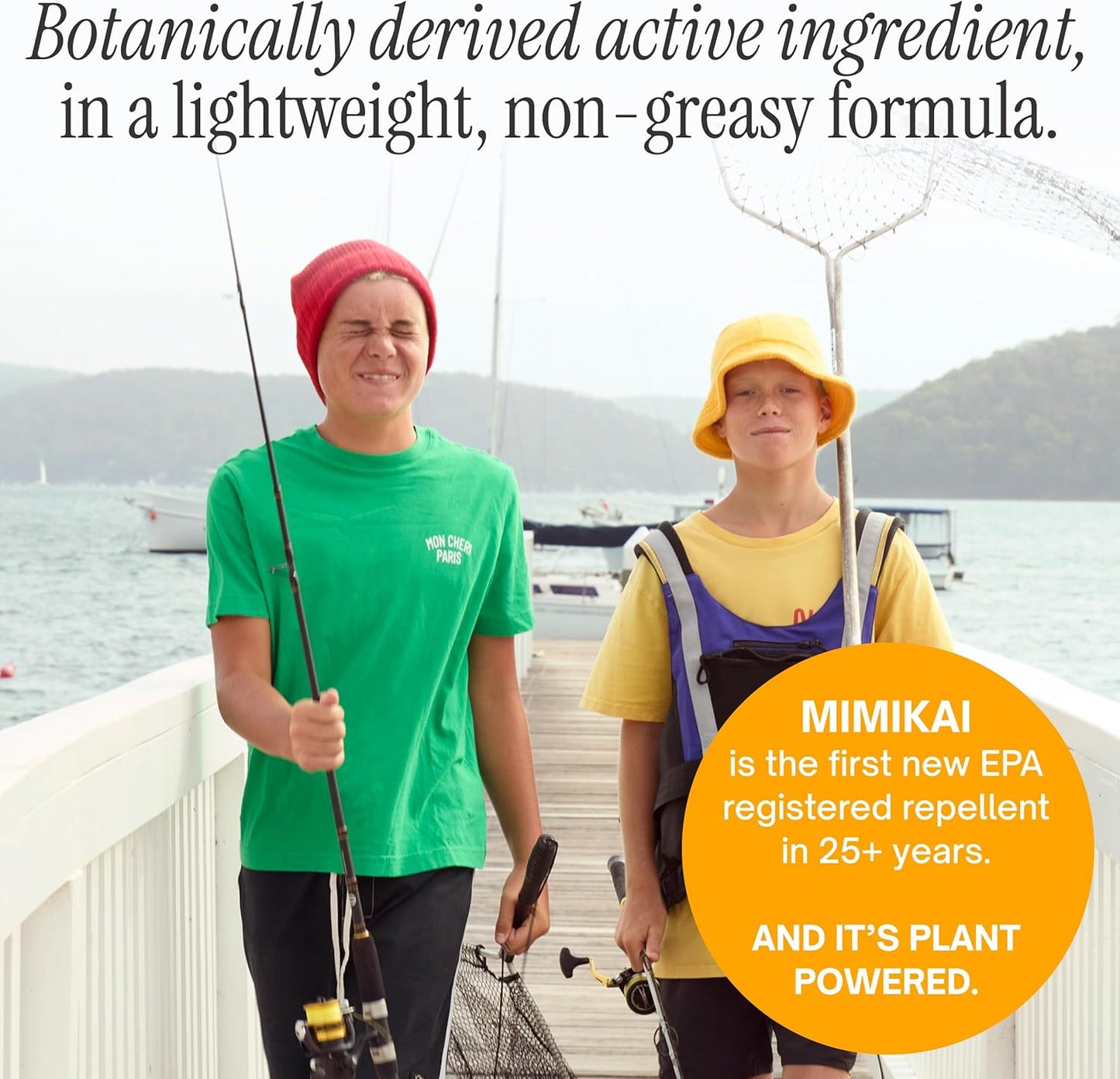 Mimikai Tick Repellent, DEET-Free for Skin and Outdoor Use, Non-Toxic, Plant-Powered Skincare, 3.4oz Pump Spray