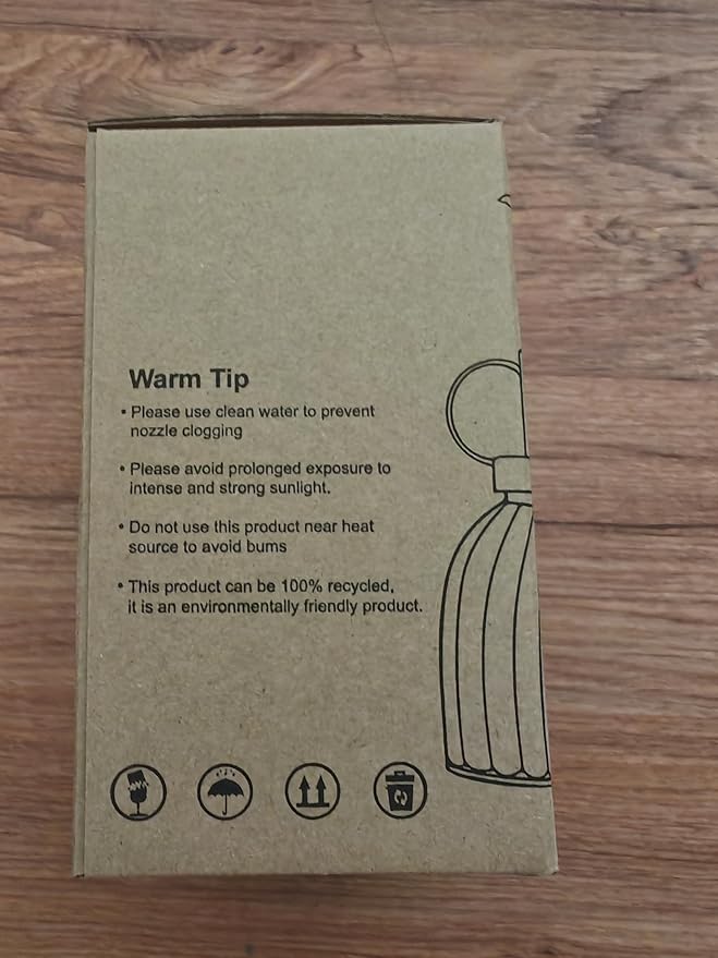 OFFIDIX Transparent Glass Watering Spray Bottle,Plant Mister with Plastic Bronze Plastic Top Pump, Glass Small Watering Can for Indoor Potted Plant, Outdoor Indoor Garden, Plants, Cleaning Solutions