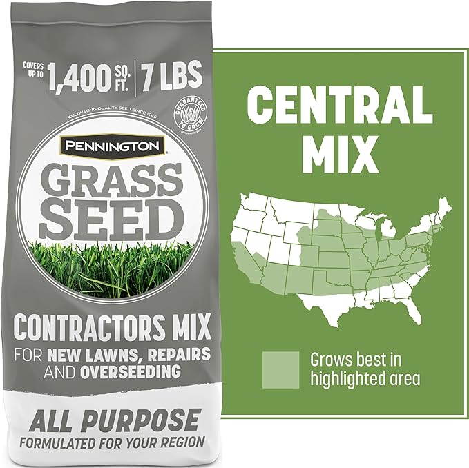 Pennington Contractors Grass Seed Mix Central 7 lb