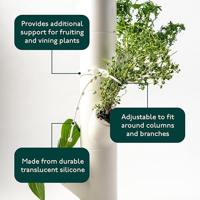 GARDYN Plant Belts – 5 Pack (for use with All Indoor Garden Hydroponics Growing Systems & Vertical Hydroponic Garden Towers) Hydroponic Accessories That give Fruiting Indoor Plants The Support Needed