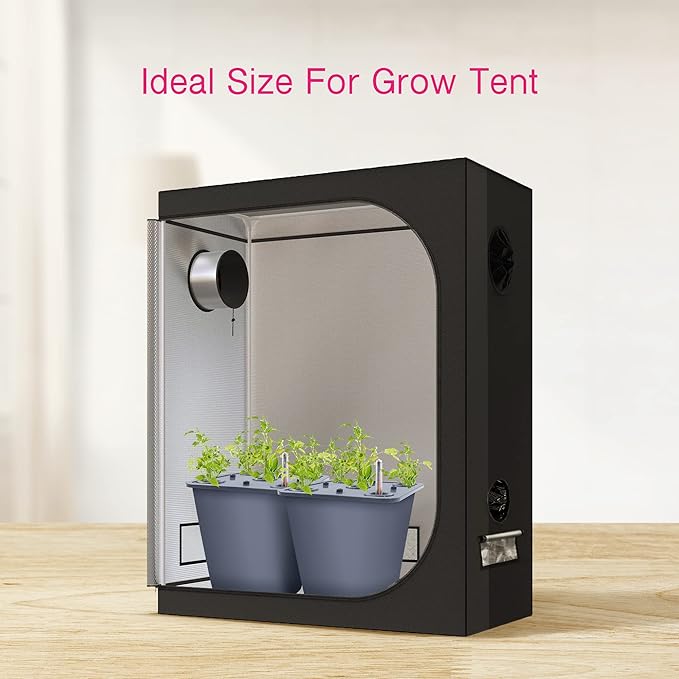 2 Hydroponic Buckets Kit for Plants, Hydroponics Growing System for Herbs/Tomato/Vegetables, DWC System with Air Pump & Germination Tray (Complete Indoor Hydroponic Gardening Supplies)