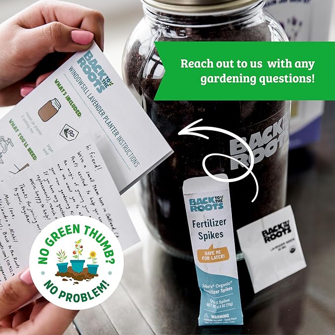 Back to the Roots Cherry Tomato Organic Windowsill Planter Kit - Grows Year Round, Includes Everything Needed For Planting