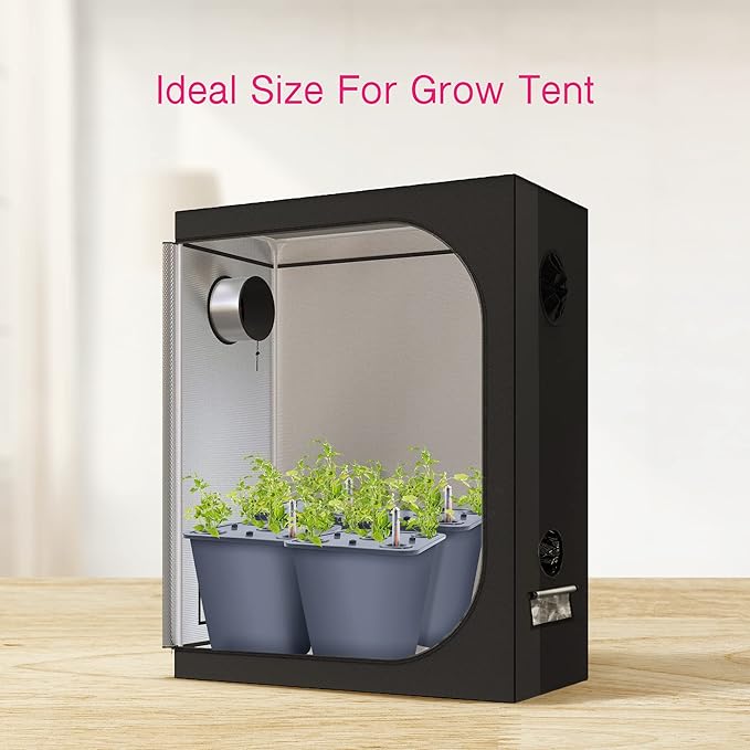 4 Hydroponic Buckets Kit for Plants, Hydroponics Growing System for Herbs/Tomato/Vegetables, DWC System with Air Pump & Germination Tray (Complete Indoor Hydroponic Gardening Supplies)