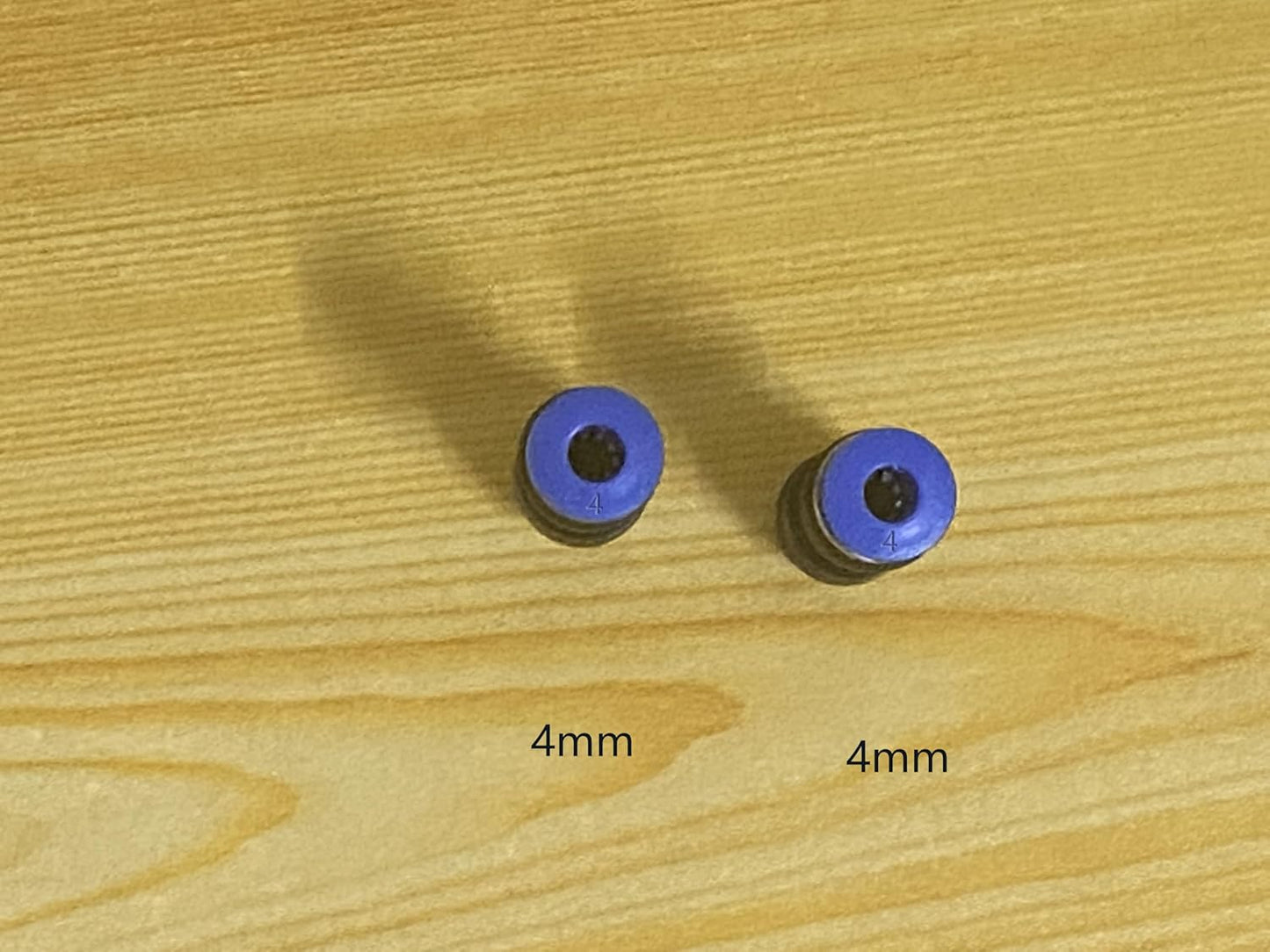 5/32" or 4mm OD Pneumatic quick Connector Push to Connect fittings Straight Union/Coupler (Pack of 20)