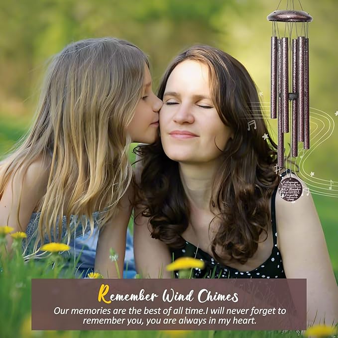 Memorial Gifts for Loss of Love one, 25''Memorial Wind Chimes of Sympathy Gifts for Loss of Love one, Bereavement, Condolence, Remembrance Gifts,Windchimes in Memory