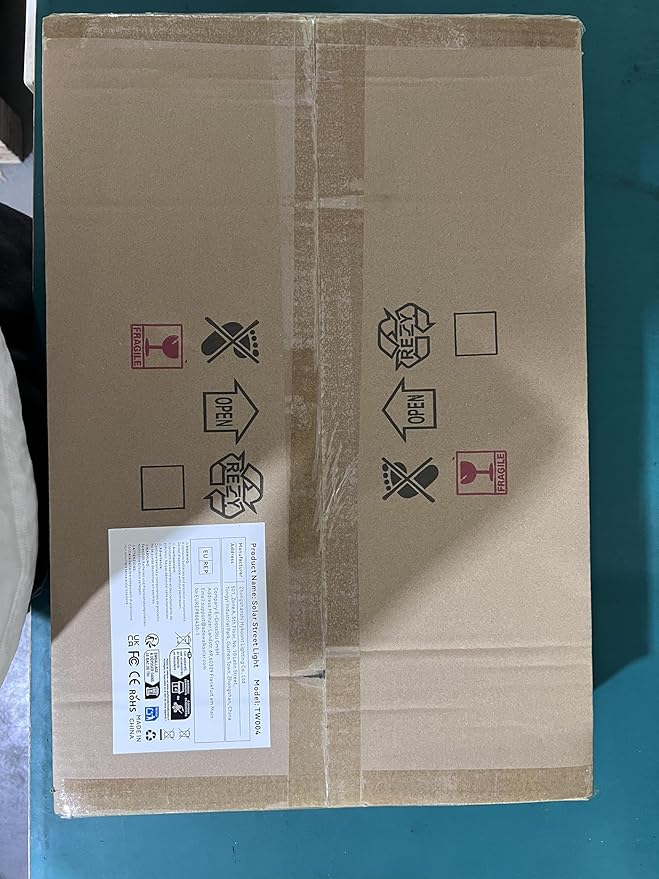 5000W Solar Lights Outdoor - 7000K LED Solar Street Lights Outdoor with Motion Sensor and Remote Control, IP66 Waterproof, Dusk to Dawn for Yard, Patio, 1 Pack