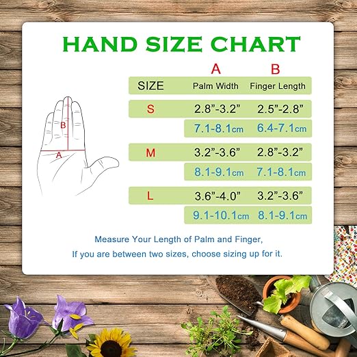 HLDD HANDLANDY Rose Pruning Gloves, Long Thorn Proof Gardening Gloves, Pigskin Leather Gauntlet with Padded Palm for Men & Women, Garden Gifts for Gardener (Large, Beige)