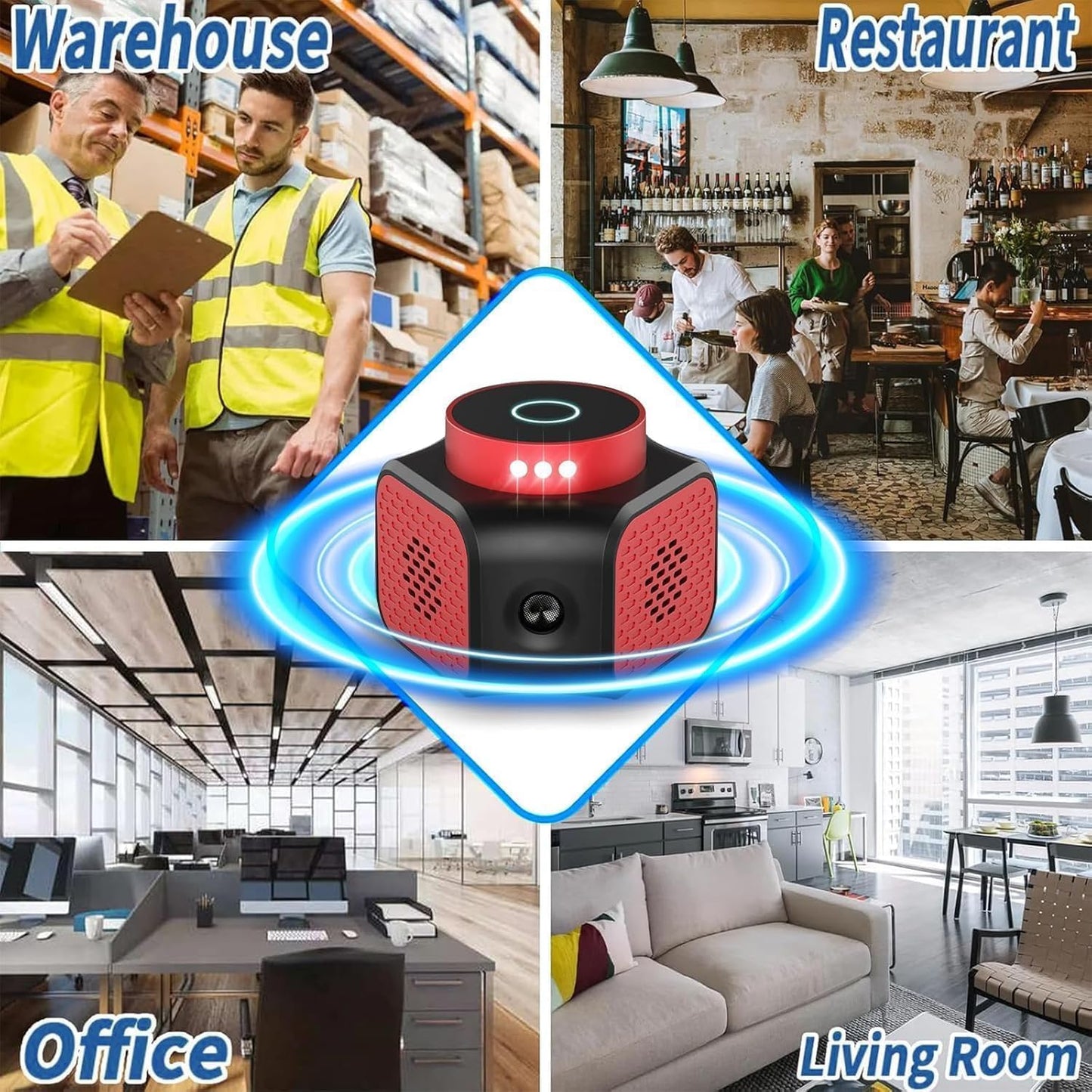 Rodent Mice Repellent Ultrasonic Plug in 4-Modes Rat Repellent for House Ultrasonic Rodent Repeller Indoor Mice Repeller Ultrasonic Mouse Repellent Plug in for Attic Home Basement Garage Rvs