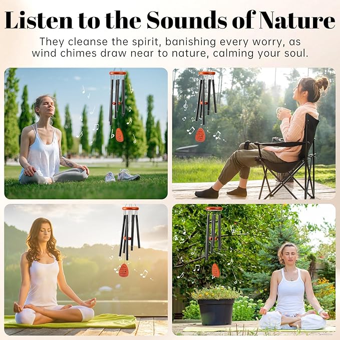 Nana Gifts, 32" Wind Chimes Gifts for Nana, Nana Grandma, Meaningful Gift for Mothers Day Birthday Thanksgiving Christmas