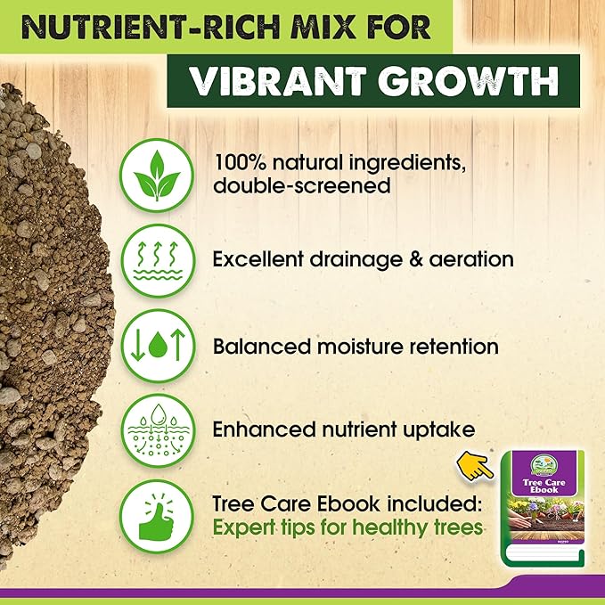 DUSPRO Recycle Premium Bonsai Soil Mix Ready to Use Pre-Mixed 5in1 with Akadama, Pumice, Vermiculite, and Peat Moss Professional Bonsai Potting Soil Mix 4 Qrt