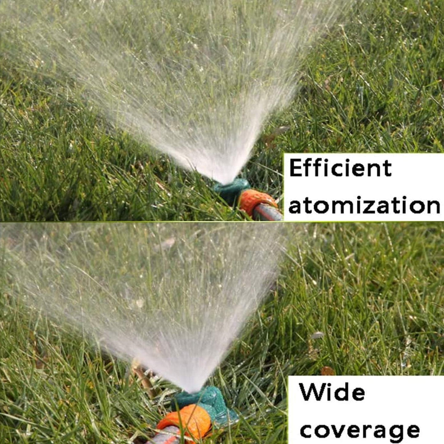 Metal Lawn Sprinkler Garden Water Sprinklers Lawn Irrigation System for Small to Medium Area Watering Outdoor Garden Yard Lawn