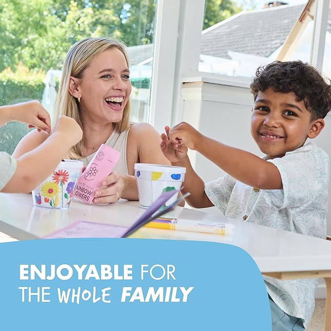 Garden Republic Jr Color and Plant Starter Grow Kit for Kids - Color & Plant Growing Kit for Kids