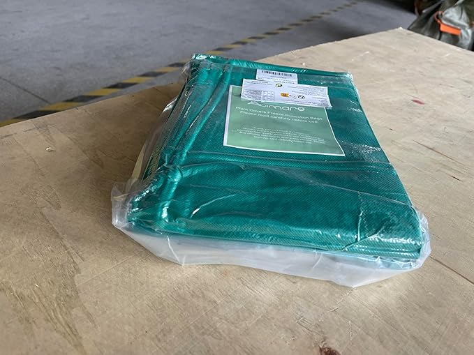 Abimars Thicker Plant Covers Freeze Protection Jacket 2.36 oz/yd², 4'x6' Reusable Winter Plant Covers with Drawstring & Zipper, 2 Pack Light, Porous Fabric for Plant Breathing