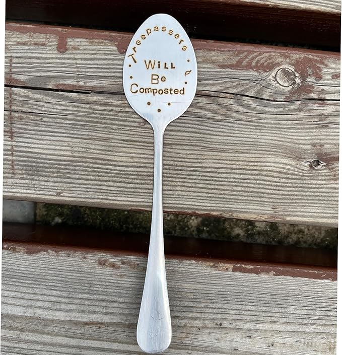 Garden Plant Marker Friendship Gift for Women Gardeners, Plant Stake Label Sign Tag Gardening Gifts for Woman Plant Lovers, Metal Garden Decoration (Will Be Composted)