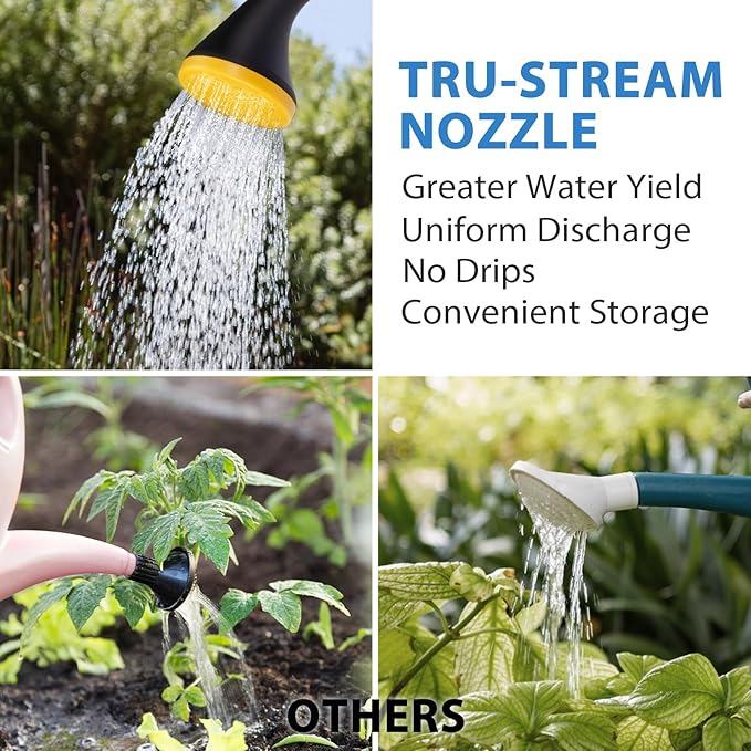 Outdoor Watering Can for Plants Indoor Watering Can for Houseplants 3/4 Gallon 3L (Blue)